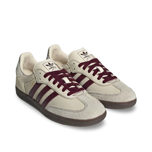 Adidas Samba OG W – Wonder White / Maroon