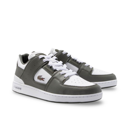 Lacoste Court Cage Trainers – White/Khaki