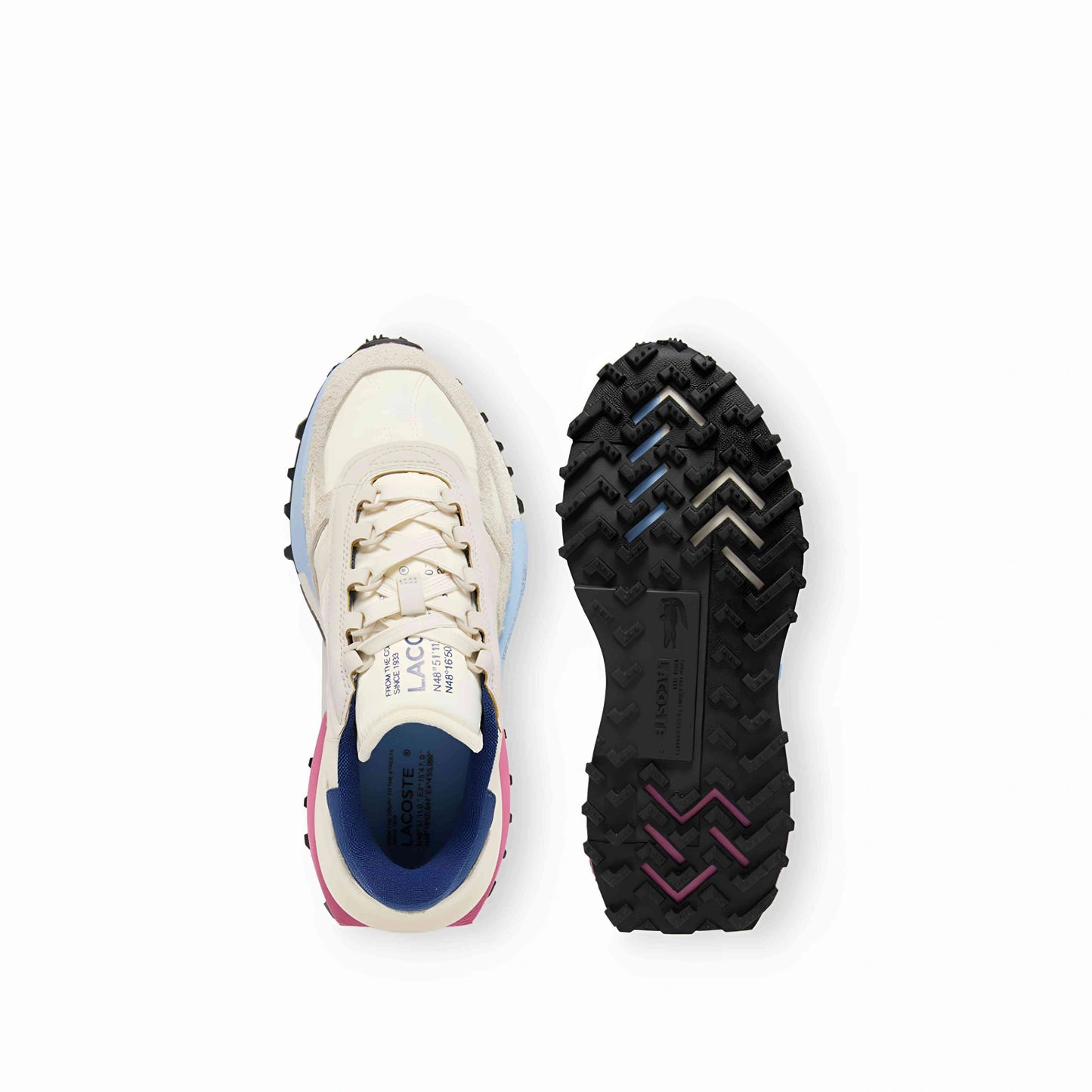 Lacoste Women's Elite Active Trainers "Offwhite/navy"