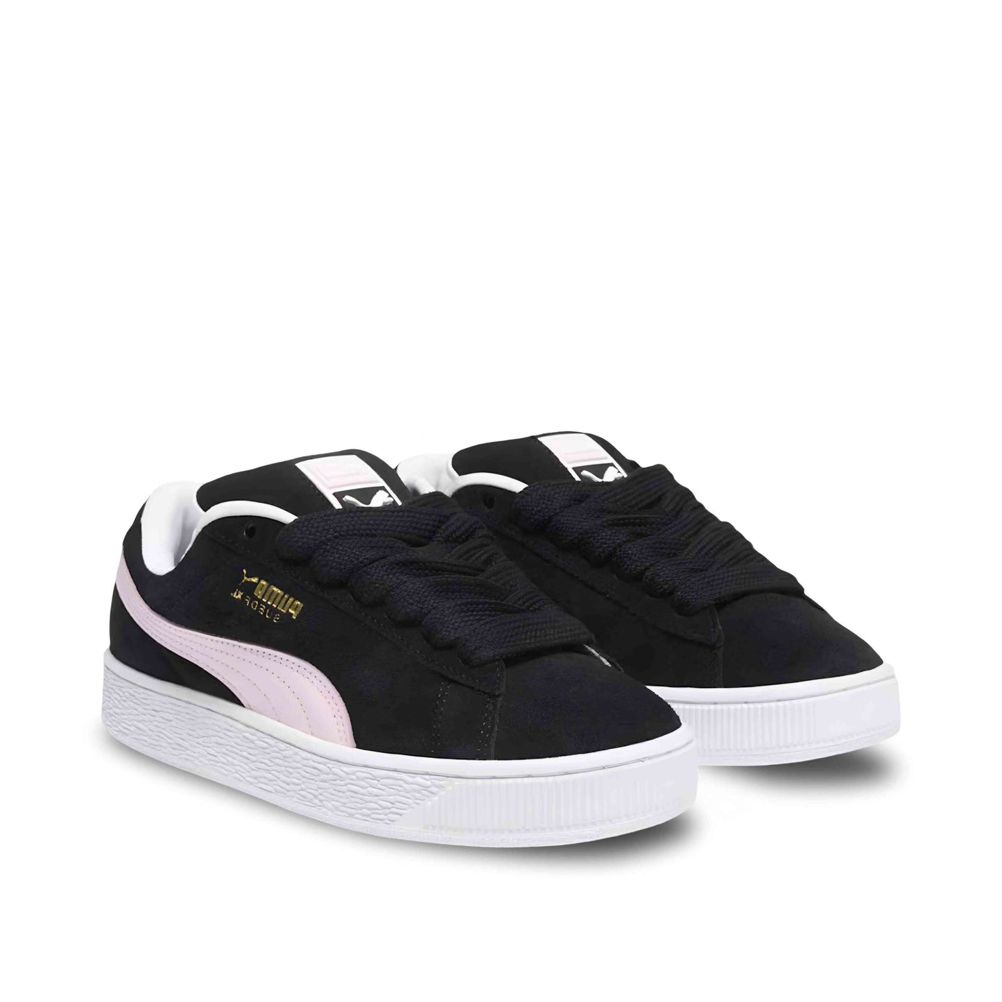 Puma Suede XL Pink and Black