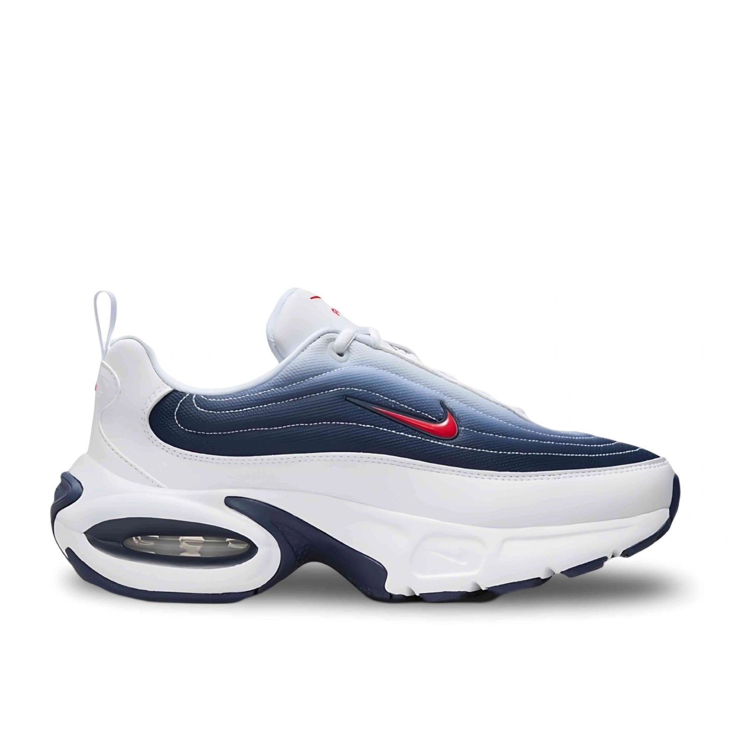 nike air max portal "White/Midnight Navy/Bright Crimson"