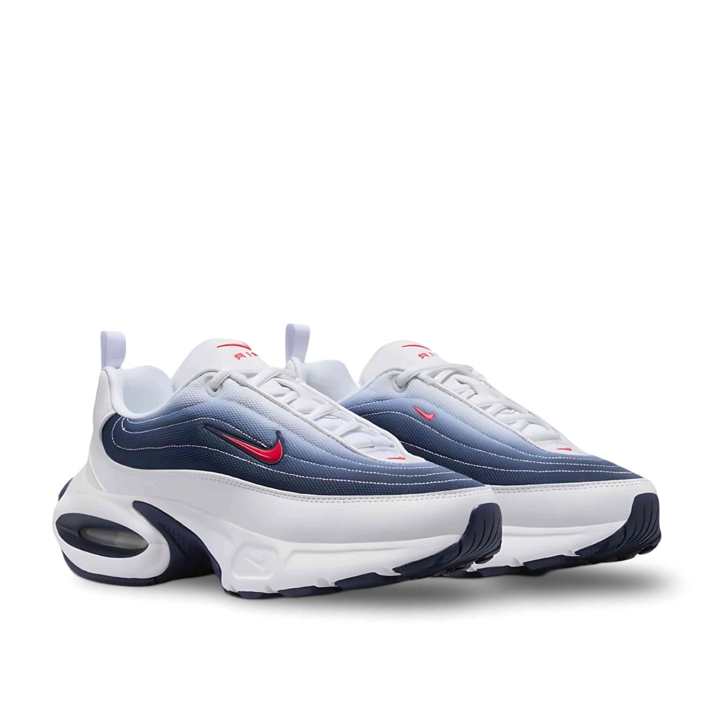 nike air max portal "White/Midnight Navy/Bright Crimson"