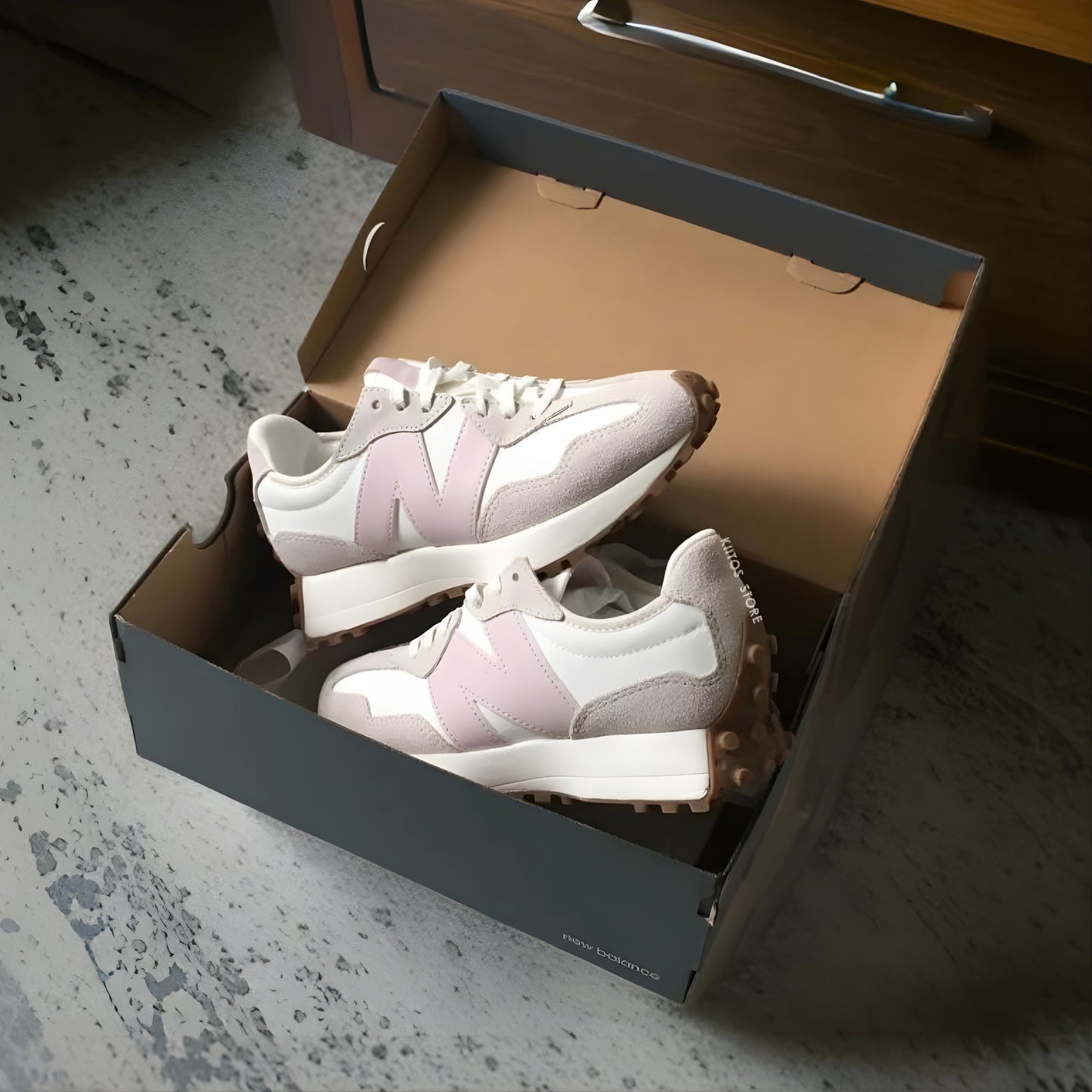 New Balance 327 Moonbeam 'Stone Pink'