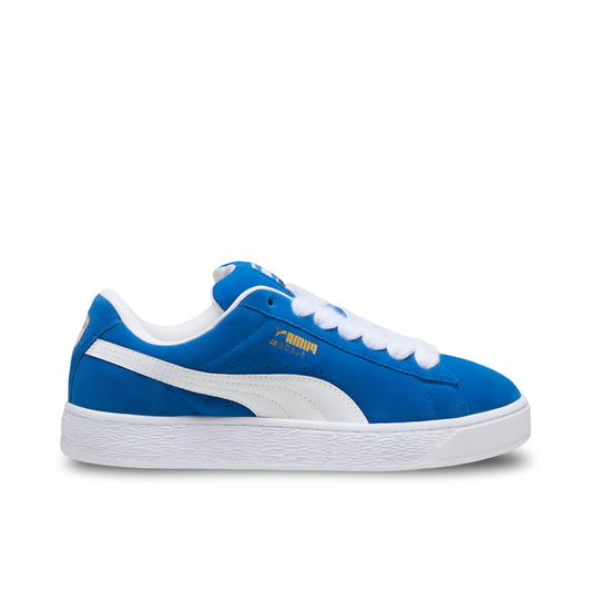 Puma Suede XL trainers in blue/white