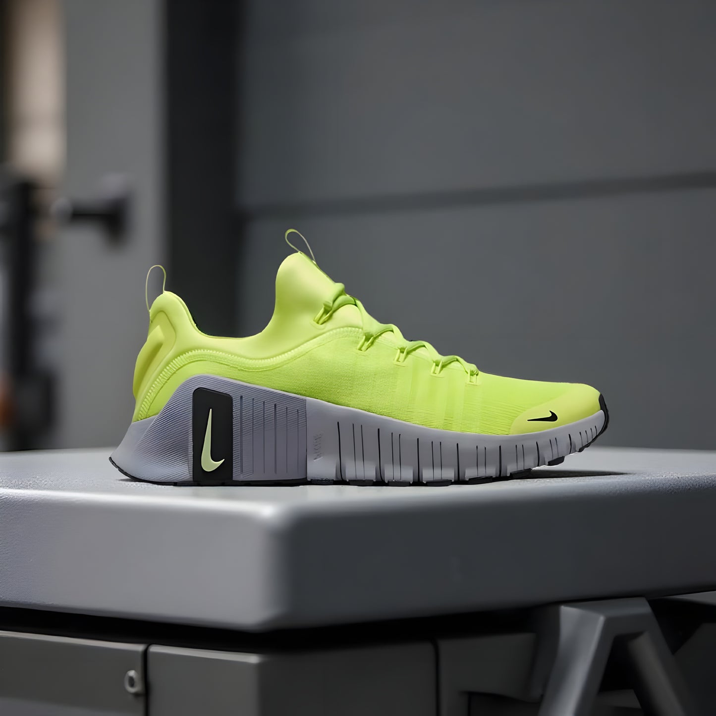 Nike Free Metcon 6 Shoes "Lemon Twist and Cement Grey".