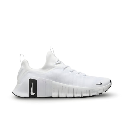 Nike Free Metcon 6 "White/White/Black" Shoes.