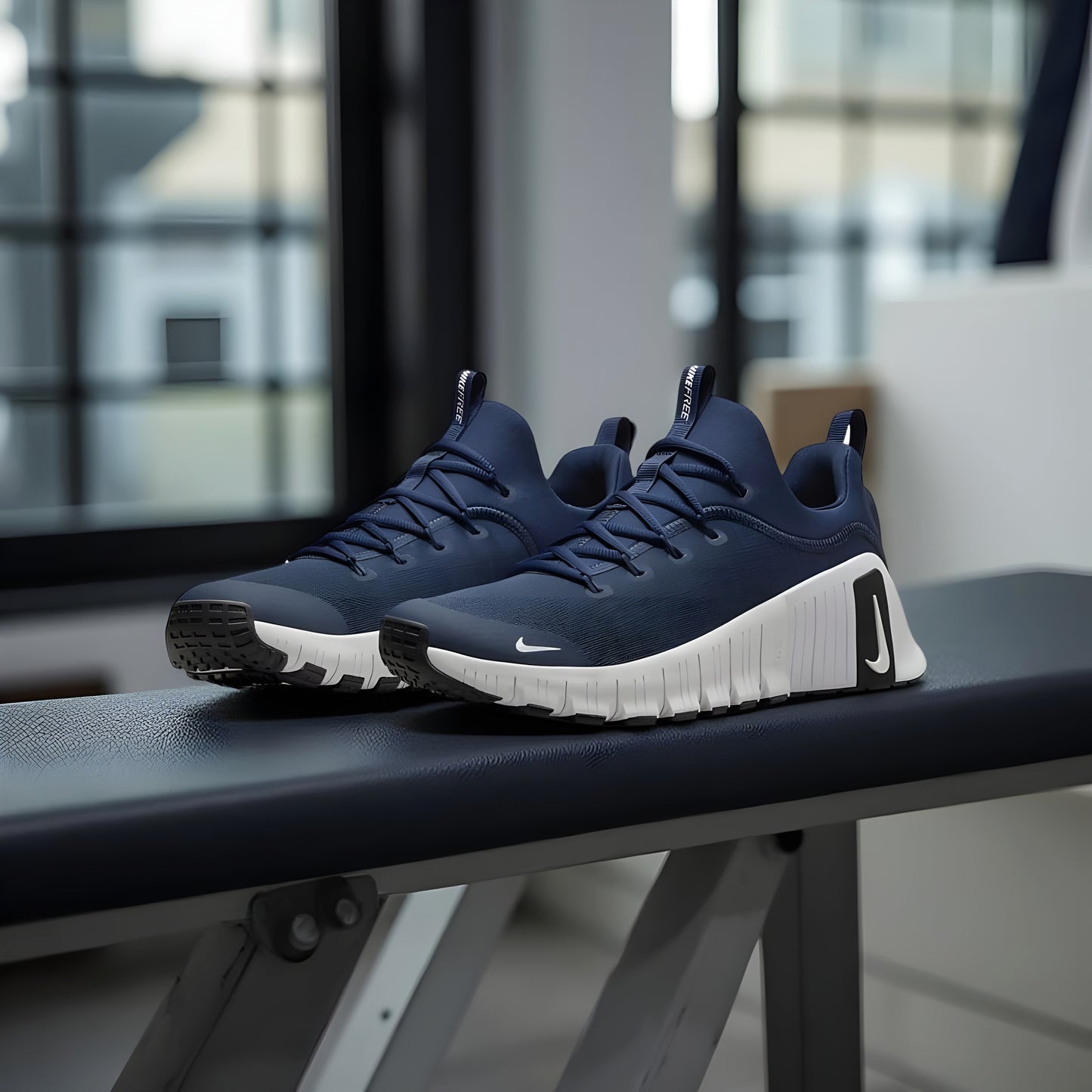 Nike Free Metcon 6 "College Navy/Black/White" Shoes.