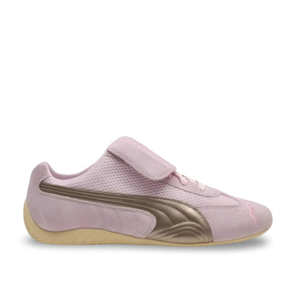 “PUMA Speedcat Open YY Whisper Pink sneaker with metallic rose-gold formstrip – women’s Puma shoe”