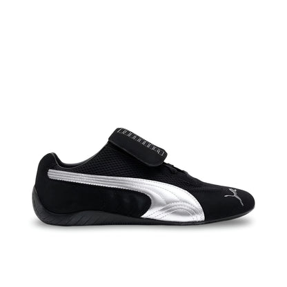“PUMA Speedcat Open YY Black/Silver sneaker with metallic silver formstrip – unisex Puma shoe”