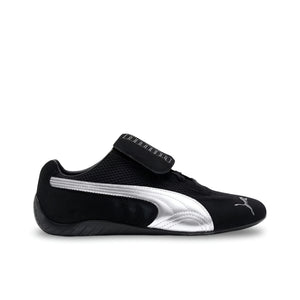 “PUMA Speedcat Open YY Black/Silver sneaker with metallic silver formstrip – unisex Puma shoe”