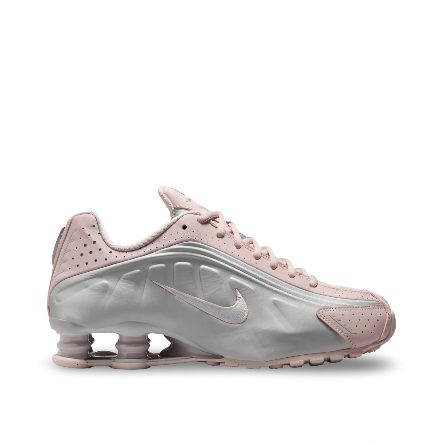 Nike Shox R4 Women’s Pink Sneaker – Side View