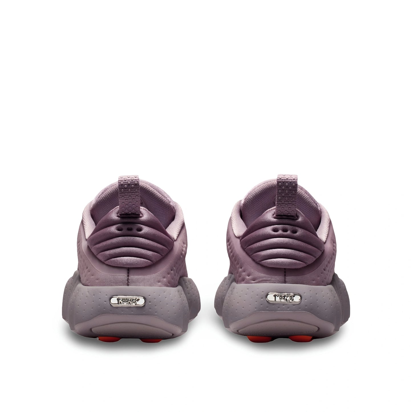 Nike Mind 002 Light Violet Ore heel view with Nike logo