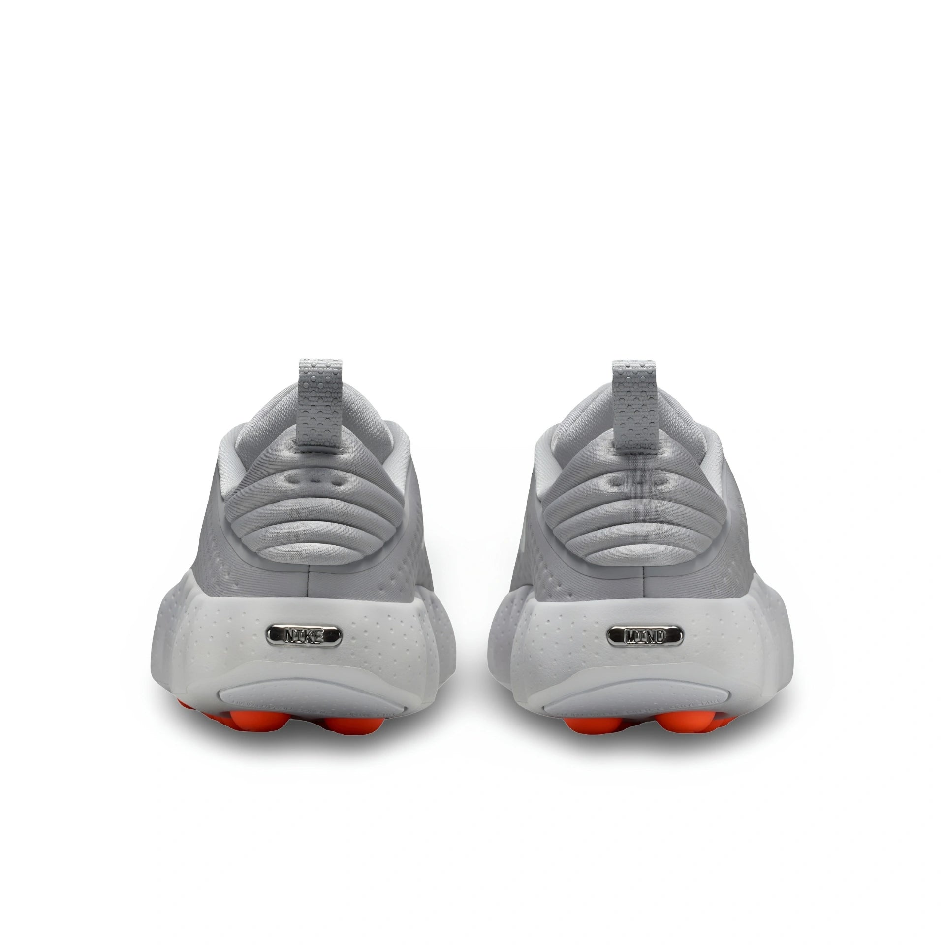 Nike Mind 002 heel view with Nike and Mind logo