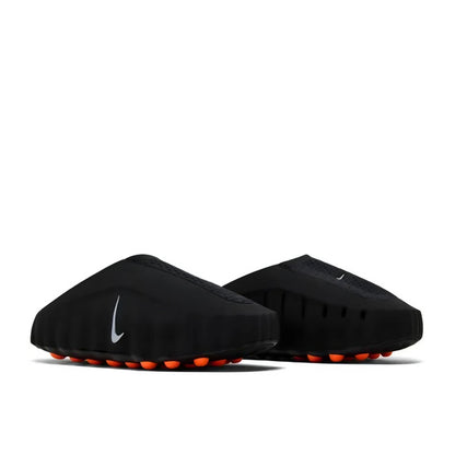 Nike Mind 001 black slip-on mule angled view