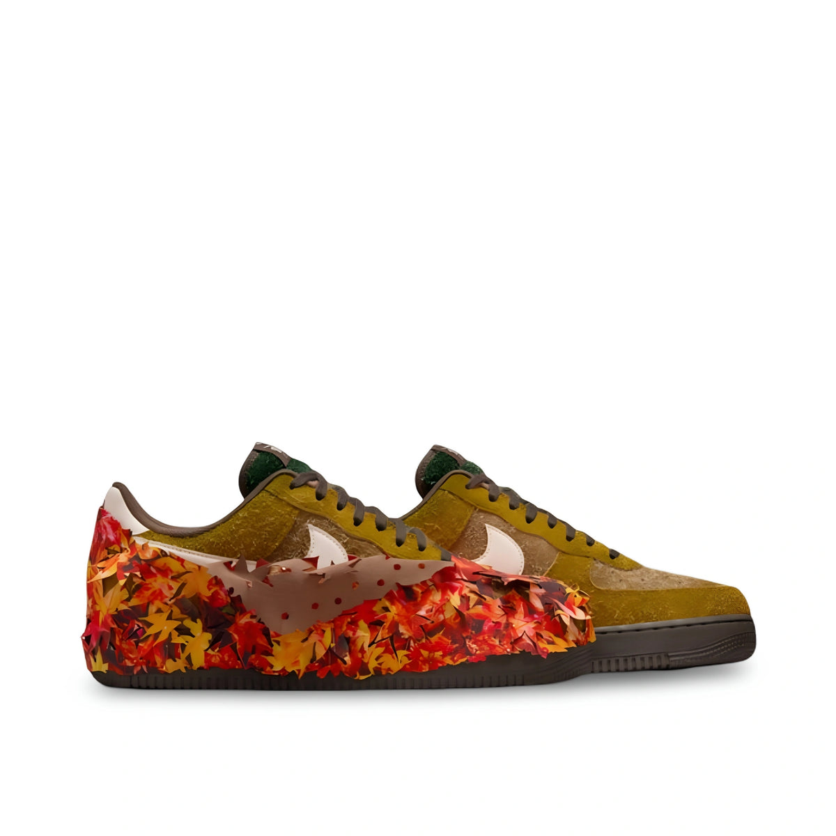 Nike Air Force 1 Leaf Camo Olive Sneakers, product photo 5 of 6