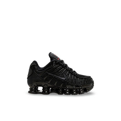 Nike Shox TL kids black sneaker with glossy Shox sole