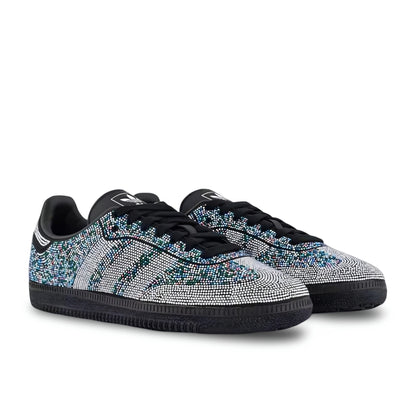 adidas Samba OG Rhinestone Black Silver Sneakers