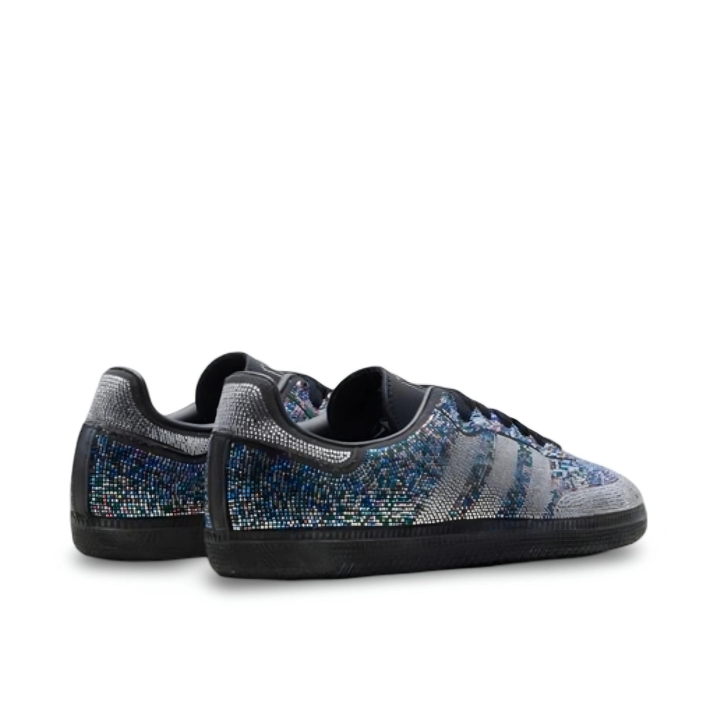 adidas Samba OG Rhinestone Black Silver Sneakers