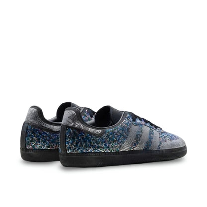 adidas Samba OG Rhinestone Black Silver Sneakers