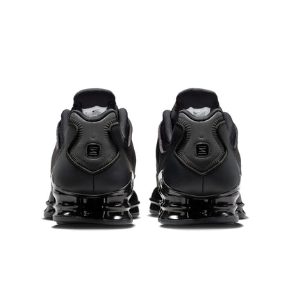 Rear view of Nike Shox TL Winterized Black unisex sneakers