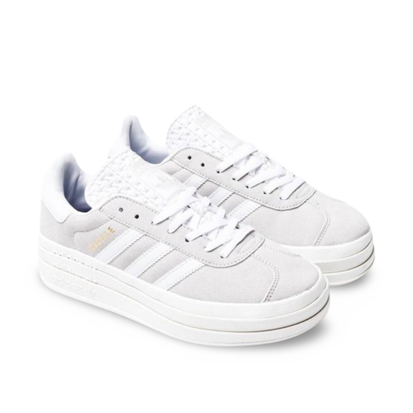 ADIDAS GAZELLE BOLD W "GRAY AND WHITE "