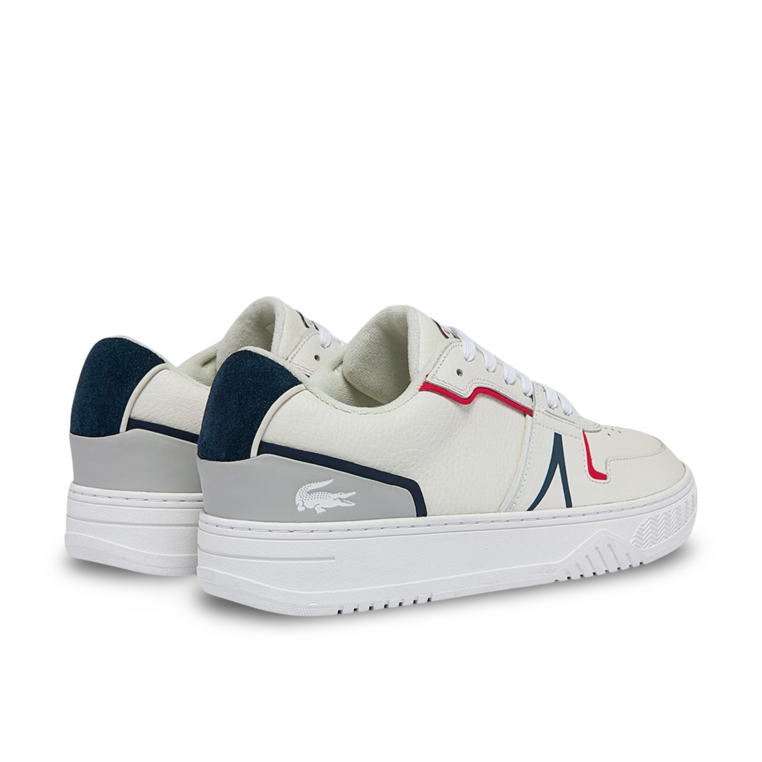 LACOSTE MEN'S L001 LEATHER SNEAKERS – Level Shoes