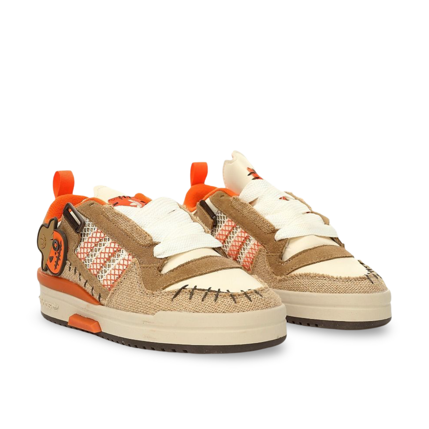 Adidas Forum Mod Low “Jack O’Lantern” Light Brown/Off- White-Orange unisex