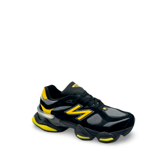 Kids New Balance 9060 Suede 'Yellow Black'